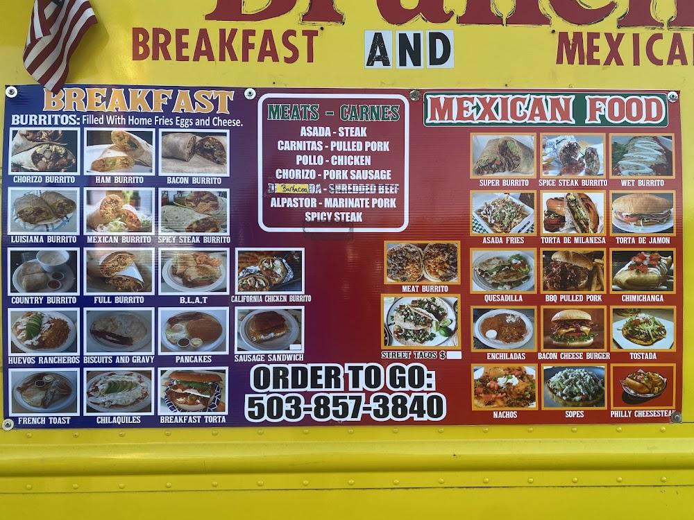 Rudy's Brunch Breakfast & Lunch Food Truck Menu image 1